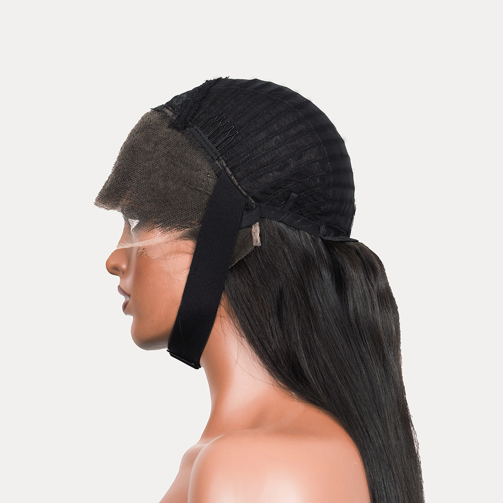 Luxllent Hair Prime Raw Lisse Straight with Seamless HD Lace Wig