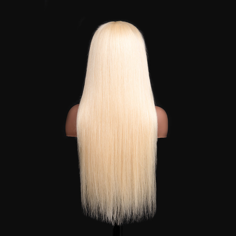 Luxllent Hair Prime Blonde Lisse Straight with Seamless HD Lace Wig