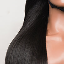 Luxllent Hair Sleeky Raw Lisse Straight with Seamless HD Lace Wig