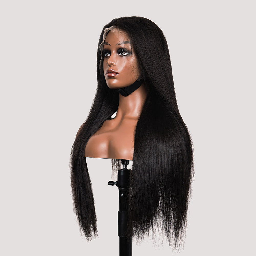Luxllent Hair Prime Raw Lisse Straight with Seamless HD Lace Wig